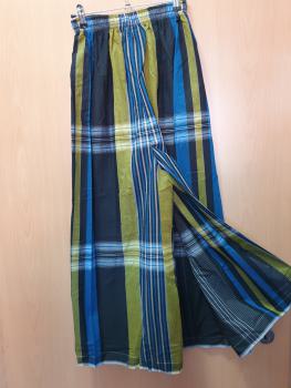 Sarong and Trousers/ Sarung Celana - Black Blue